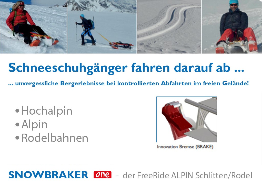 Schneeschuhsportler Schneeschuhsportler